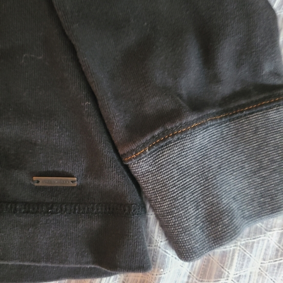 Hugo Boss Black Sweater Cardigan Large L 1/4 button up - Picture 3 of 4